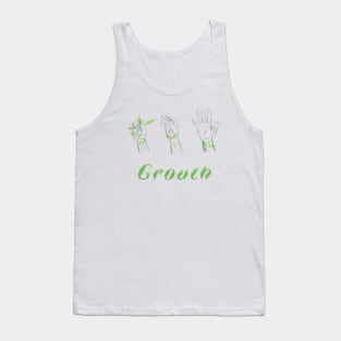 Hand Growing Triptych Tank Top